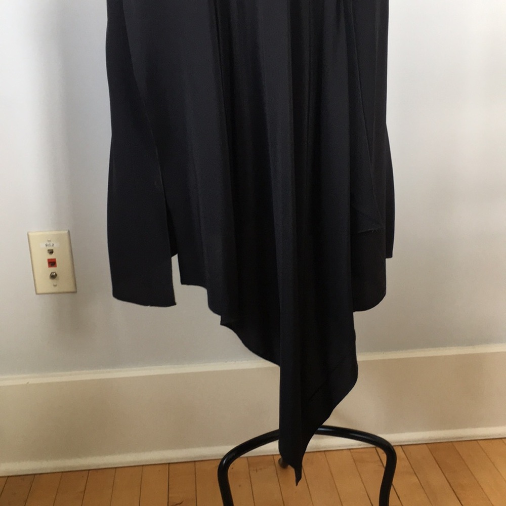Barbara Bui Silk Romper Little Black Dress - Picture 5 of 10